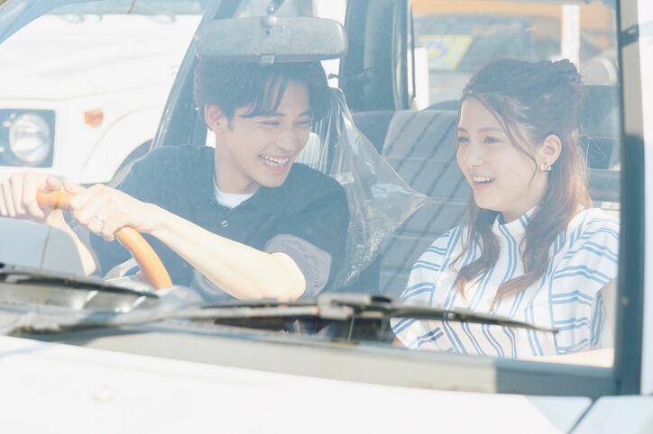 川島海荷＆中田圭祐、夫婦で車を購入！中田行きつけの店で「妻のうみです」と紹介『私たち結婚しました3』第2話