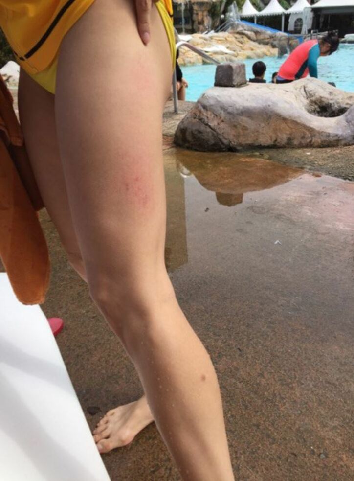 東尾理子、水着から伸びる美脚に賞賛の声 「ママには見えない」