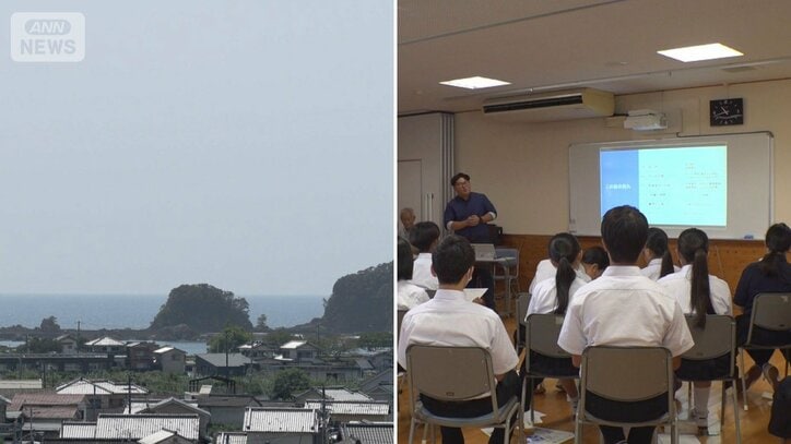 南海トラフ地震で最大津波想定の町 高知・黒潮町での「防災意識」を高く保つ取り組み