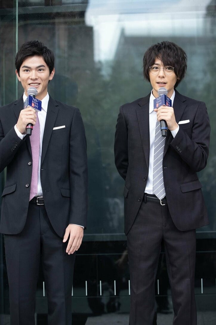 岡田健史、犬飼貴丈の印象は「プリウス」「すっと言葉を出してくださる」