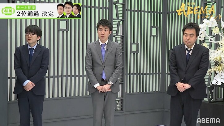 チーム三浦、痛恨の逆転負けで予選敗退 三浦弘行九段「私は全然でしたが、若手2人が活躍してよかった」／将棋・ABEMAトーナメント
