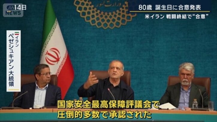 イラン ペゼシュキアン大統領