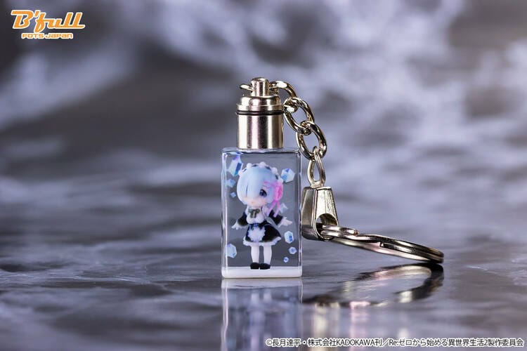 リゼロ LEDライト付きクリスタルキーホルダー 氷結の絆 エミリア リゼロ LEDライト付きクリスタルキーホルダー 氷結の絆 エミリア