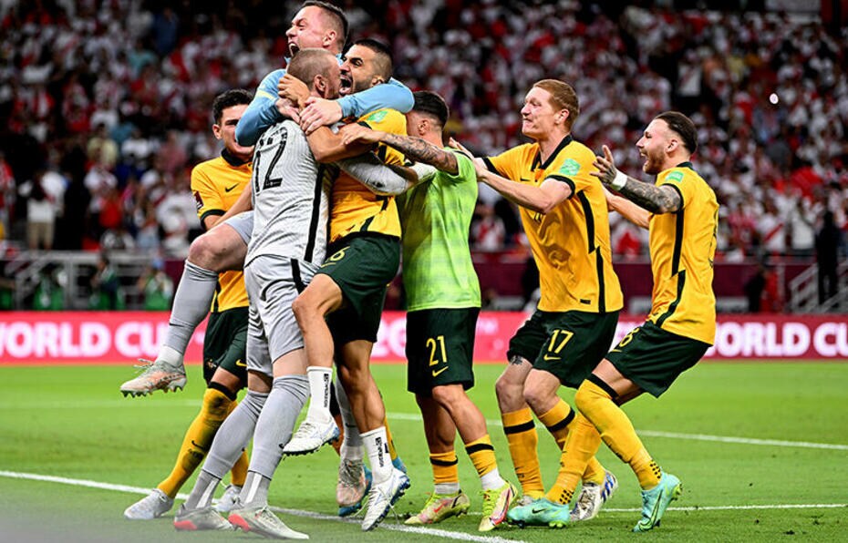ペルーとのpk戦を制したオーストラリアが5大会連続6度目のw杯出場 Pk戦要員のgkレッドメインがヒーローに カタールw杯予選大陸間プレーオフ 超worldサッカー Fifa ワールドカップ 22 完全ガイド