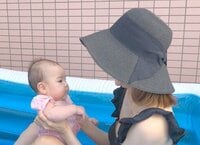 上原さくら『家族でビニールプール!』