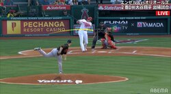 大谷翔平、第1打席は“初球フルスイング”もセカンドフライ 「インハイがえぐい」「スイングもえぐい」ファン興奮
