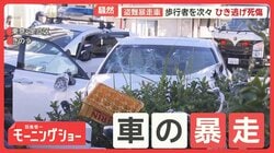 盗難車ひき逃げ 11人死傷　カメラ捉えた異様な一部始終　窃盗疑いで37歳男を逮捕
