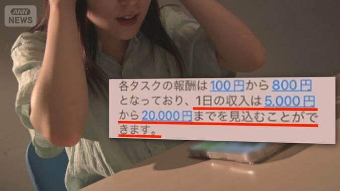 SNSに「動画見るだけで報酬」「1日2万円見込める」　参加費名目でカネだまし取られる 1枚目