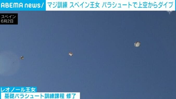 訓練するレオノール王女ら
