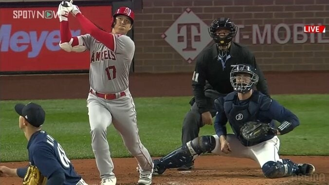 大谷翔平、2試合連発の特大2号2ラン 2打点1得点の活躍でチームの3連勝に貢献！ 1枚目