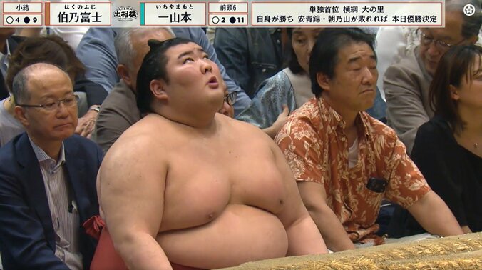 「何かに変身しそう」熱海富士、土俵下で“不思議”な動き「第二形態くるか」ファン興味津々 3枚目