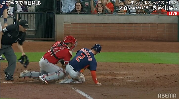 大谷翔平の同僚・ラガレス「まさかの転倒→よもやのトリックプレー」成立にファン興奮「珍プレー採用決定」