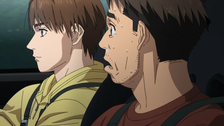 アニメ『MFゴースト』片桐夏向、緒方、場面カット1