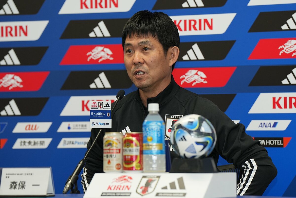 日本代表】森保一監督、三笘薫が途中離脱した経緯説明。「本人が違和感