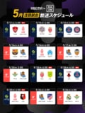 「ABEMA de DAZN」で生中継する欧州サッカーの５月放送スケジュールが決定！久保建英、 南野拓実、伊東純也、守田英正などの出場試合を一部無料中継