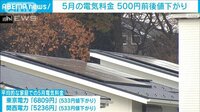 5月の電気料金 大手電力各社500円前後値下がり