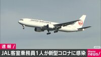 JAL客室乗務員1人が感染確認