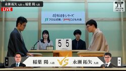 永瀬拓矢九段VS稲葉陽八段 タイトル戦登場経験持つ両者が2回戦で激突！準決勝に進出するのはどっちだ／将棋・JT杯