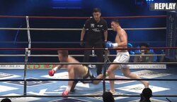重量級、宙を舞うように“吹っ飛ぶ”衝撃バックブローKO 前方にダイブする戦慄フィニッシュに「ガードしても効いてしまう」識者も驚き