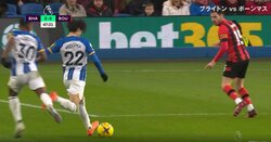 「三笘の数センチ」三笘薫が芸術的なアウトサイドパスで決定機を演出 “ミトマジック未遂”に視聴者大興奮「ほぼモドリッチ」