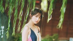 桃月なしこが届ける“トキメキ” 大人の色気にチャーミングな姿 ヤンマガWebカット公開