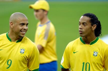 W杯連覇へ挑んだロナウド、ロナウジーニョ、カカー、アドリアーノの