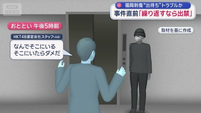 容疑者が常連客だったため顔を認識、声を掛けた