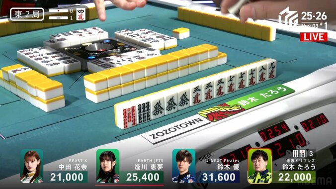 なんとかセーフ？鈴木たろう、あわやチョンボの瞬間