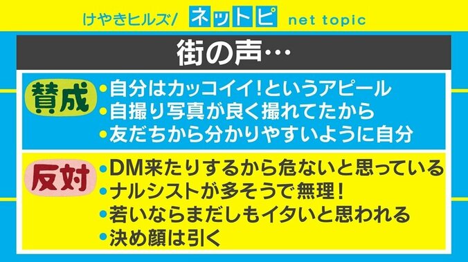 芸能人が言及するSNSのアイコン問題 “キモい自撮りアイコン”にならないためには 2枚目