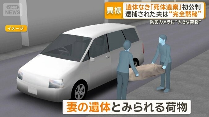 「遺体なき死体遺棄」初公判　被告の夫は完全黙秘　人定質問にも答えず 1枚目