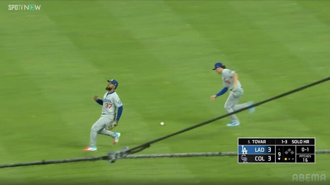 「99.4%」捕れた“落球”…ド軍、頼れる主砲“だからこそ”痛恨守備は「本当に痛かった」明暗分けた瞬間 2枚目