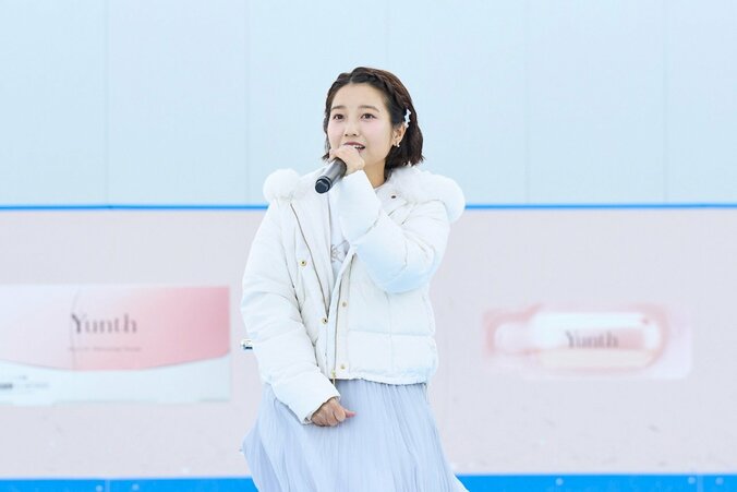 鈴木明子が『メダリスト』いのりのシーンを氷上で再現…春瀬なつみ「泣きそうになりました」大塚剛央「感無量」 5枚目