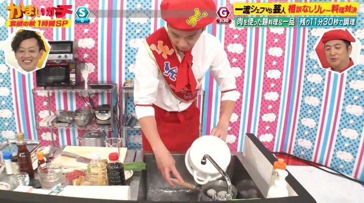 かまいたち濱家、大パニックになりすぎて“見たことない料理”を完成させる、最終形態にみちょぱ「こわ！」