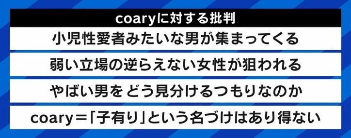 「“理解している”と言いながら違う目的だったことも」シンママ婚活のハードルとは？ サービス停止した「coary」再出発に必要なものは