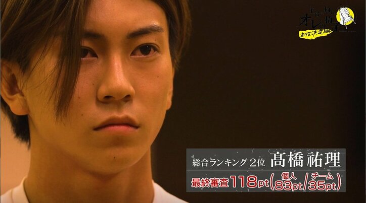 遂に舞台に出演する10人が発表!総合1位は?そして脱落したのは…『主役の椅子はオレの椅子』