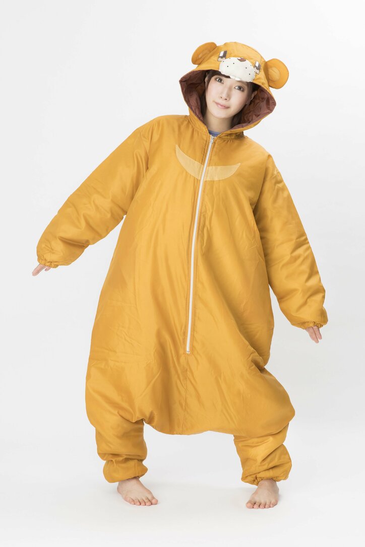 TVアニメ「NEW GAME!!」作中登場の「クマさん寝袋」をイメージしたルームウェアが登場