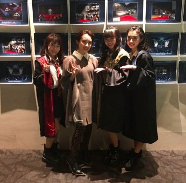 ローラースケートアイドル・Spindle『ファンタビ』レッドカーペットセレモニーに参加　高速スピンを披露！