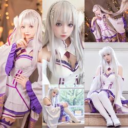 「本物にも引けを取らない美しさ」人気コスプレイヤー・プーチン、『リゼロ』エミリア美麗コスに国内外から絶賛の声