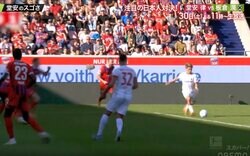 “王様”になった… 堂安律が「めちゃくちゃ点取ってる」 板倉滉が超警戒… カットインからの“脅威の左足”「振らせたらダメ」