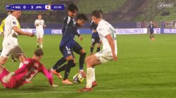 敵GK＆DFが唖然…U-20日本代表MF、“足裏フェイント”からスーパーゴール！「鎌田かよ」「完璧すぎて笑う」「冷静の権化」石井久継がW杯で圧巻2ゴール目