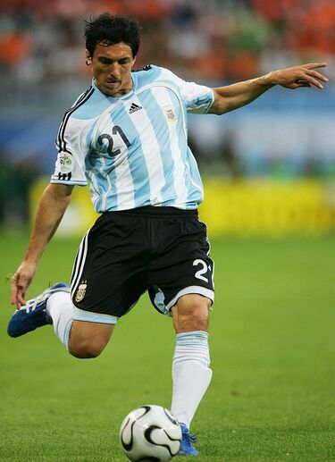 2006年 サッカーアルゼンチン代表ユニフォーム クレスポネーム入adidas