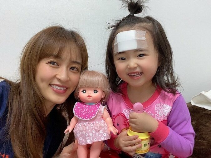 田中理恵、転んで額を5針縫った娘「我が子の血はビックリしましたし、焦りまくり」 1枚目
