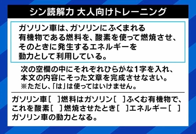“シン読解力”大人向けトレーニング