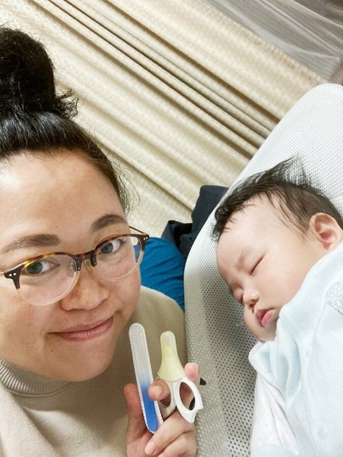 ニッチェ・江上、息子が寝ている間に行ったこと「すんなりいけたー」 1枚目