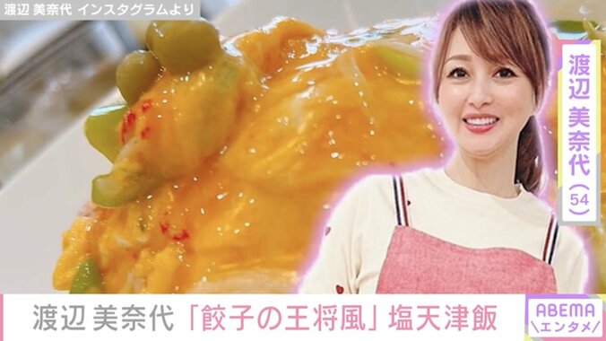 「#餃子の王将風」渡辺美奈代の手料理に絶賛の声「ふわトロで美味しそう」「プロの腕前」 1枚目