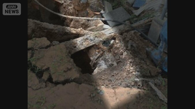 猛暑下の停電“仮の電線”で解消も断水は長期化か…導水管が破損 浄水場に水届かず 1枚目