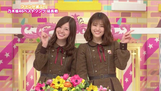 乃木坂46白石麻衣と松村沙友理の”シンクロMC”に視聴者「仲良すぎw」「いちゃついてんなぁ」の声 12枚目