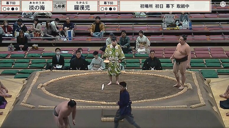 「親方退場は初めて見た」初場所でアクシデント 土俵下の審判に力士が… その後再入場に「おかえりなさい」「戻ってきてよかった」安堵の声