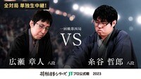 【中継】2023年度「将棋日本シリーズ」一回戦第四局 広瀬章人八段 対 糸谷哲郎八段