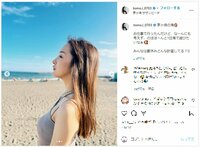 板野友美の海をバックにした夏らしいオフショットに「可愛すぎる絵になる」「写真集みたいです」とファン称賛の声